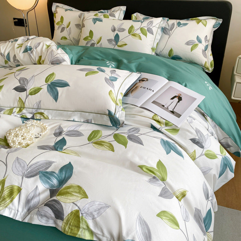 Cotton Floral Bedding Set (4PCS)