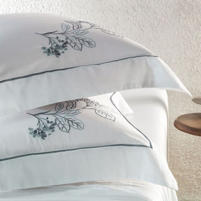 Aster Double Bed Sheet Set – 300 Thread Count – 100% Cotton – Embroidered