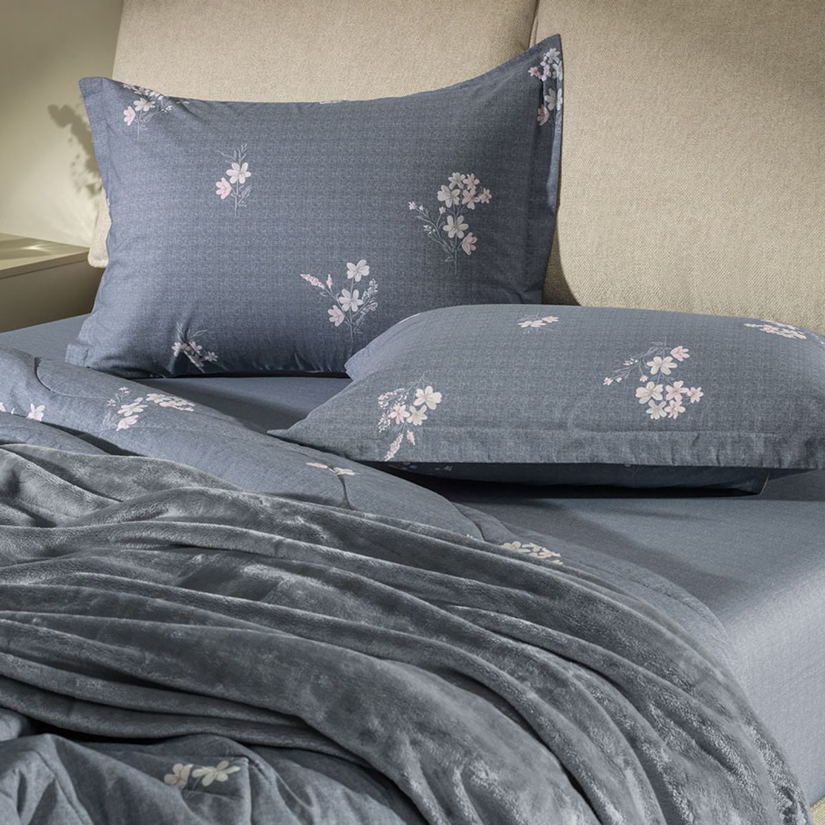 Helen 3-Piece Bed Sheet Set – 200 Thread Count – 100% Cotton