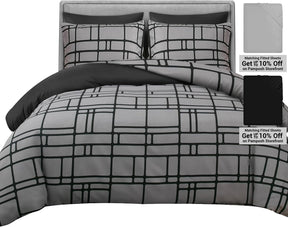 Pamposh Double Duvet Set Premium Brushed Microfiber Duvet Cover Double Ultrasoft Hypoallergenic Duvet Double Cover Set Non Iron Luxury Bedding Sets With Zipper Closure