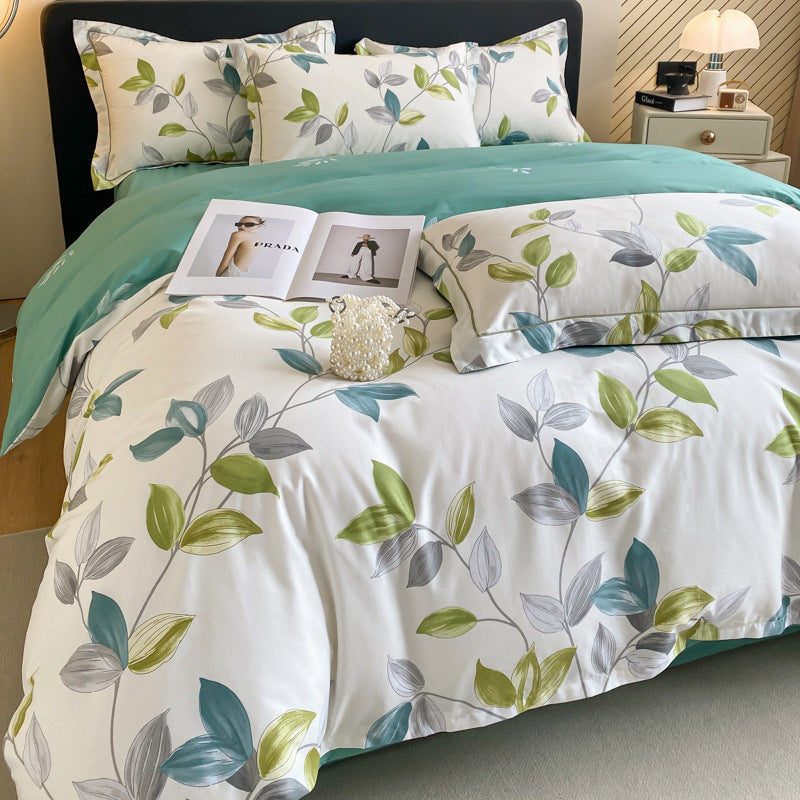 Cotton Floral Bedding Set (4PCS)