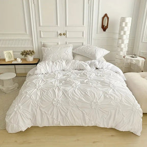 Ruffle Flower Bedding Set 3PCS