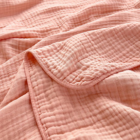 Cotton Waffle Blanket - Breathable All-Season Throw