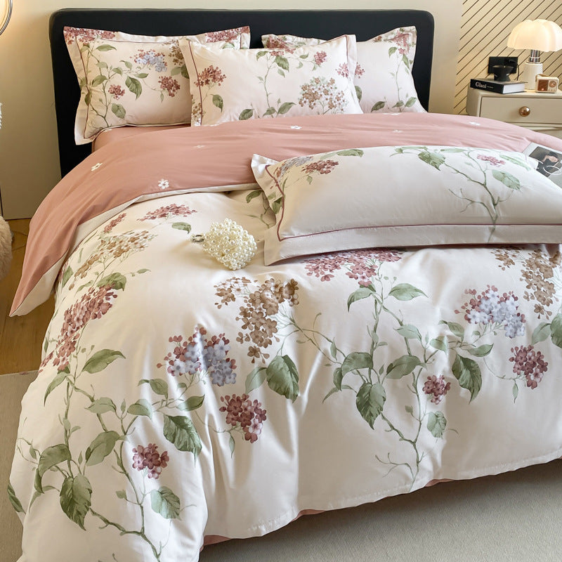 Cotton Floral Bedding Set (4PCS)