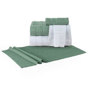 Comfort 5-Piece Bath Towel Set – 100% Cotton, 430g/m² – 5 Colours